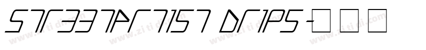 StreetArtist Drips字体转换